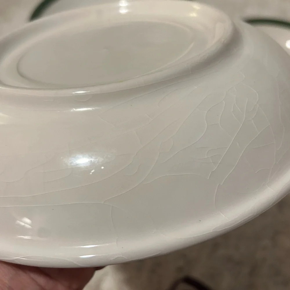 50%offw❤️ Tre Ci, 3 PastaServing Bowl.Made in Italy Sicilia Crazing glaze. Rack